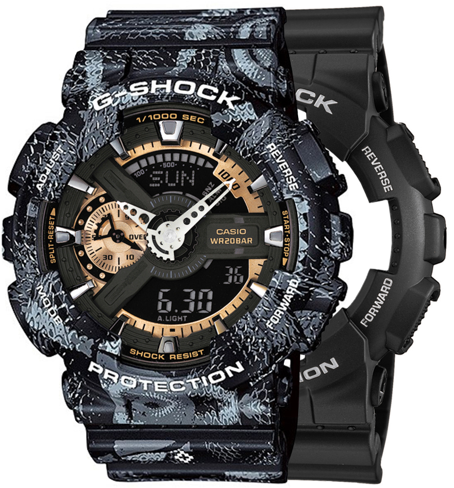 G-SHOCK SET GA-110RG-1AER + BEZEL 10520052 + PASEK 10520049