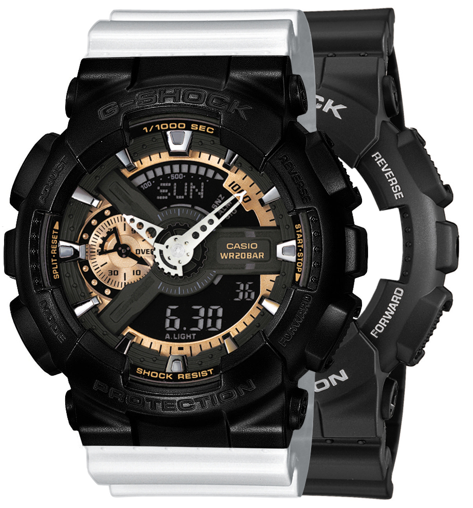 G-SHOCK SET GA-110RG-1AER + BEZEL 10523429 + PASEK 10347710