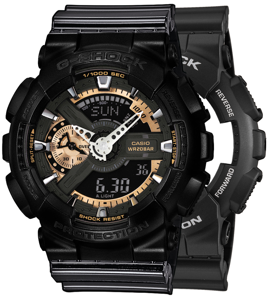 G-SHOCK SET GA-110RG-1AER + BEZEL 10523429 + PASEK 10378391