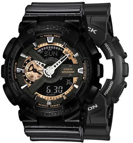 Casio SET GA-110RG-1AER + BEZEL 10523429 + PASEK 10378391 - zdjęcie 1