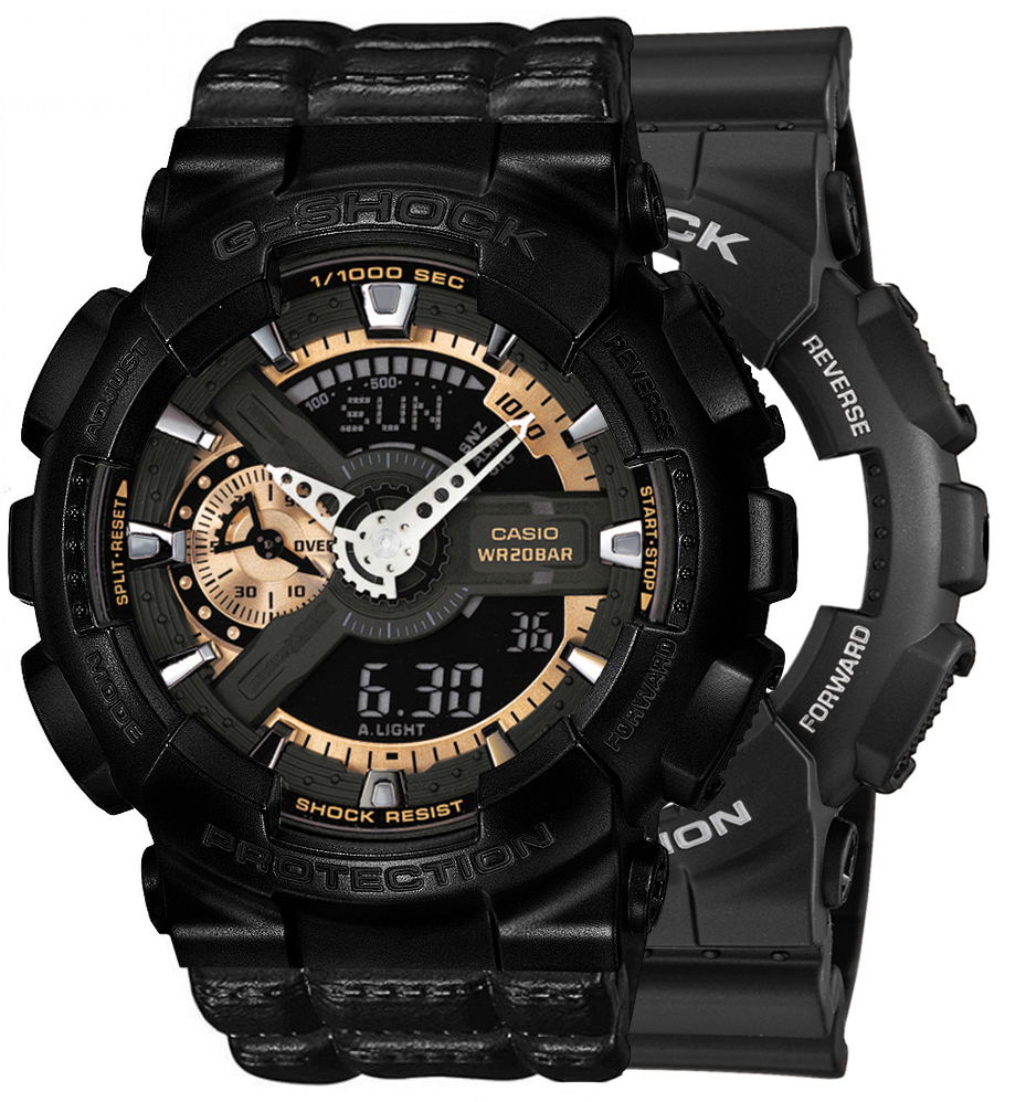 G-SHOCK SET GA-110RG-1AER + BEZEL 10523429 + PASEK 10559686