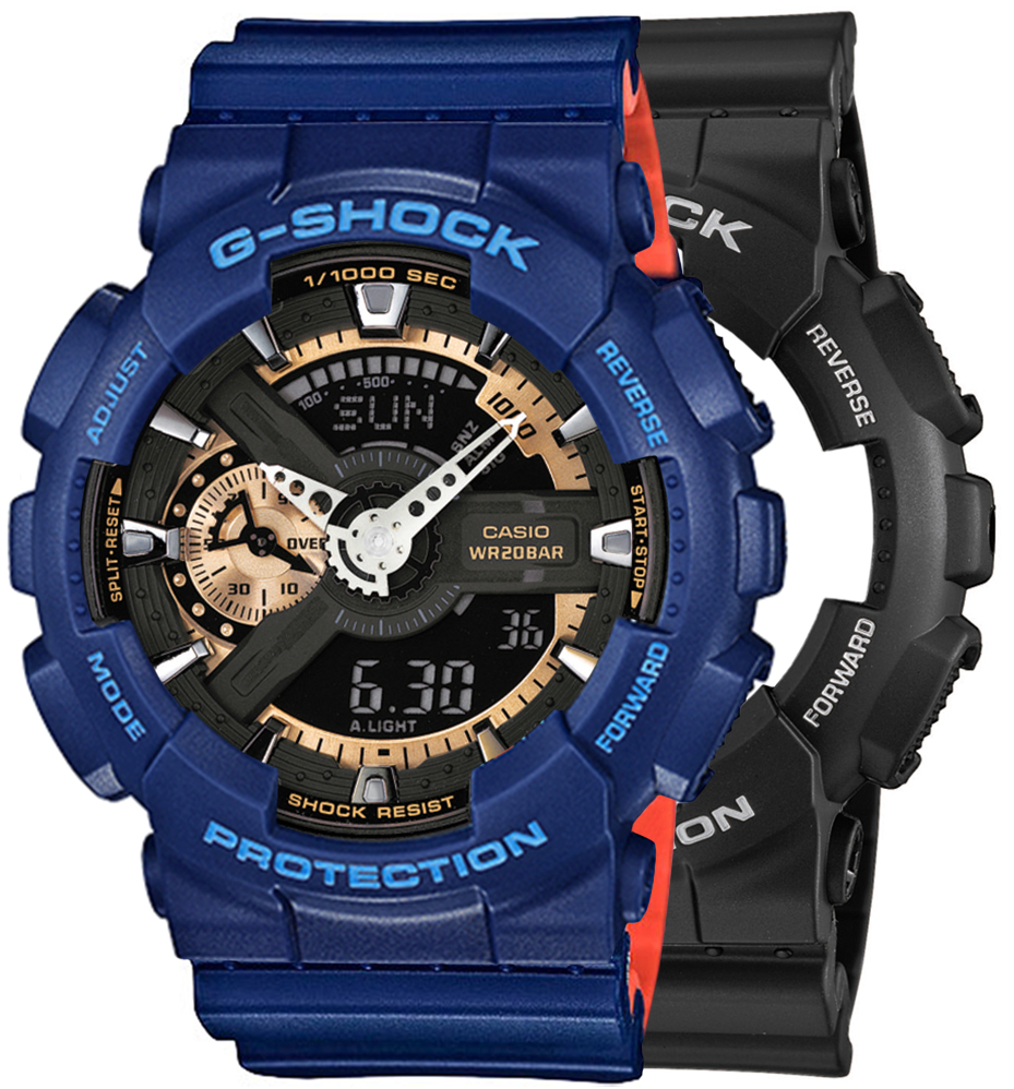 G-SHOCK SET GA-110RG-1AER + BEZEL 10527398 + PASEK 10527467