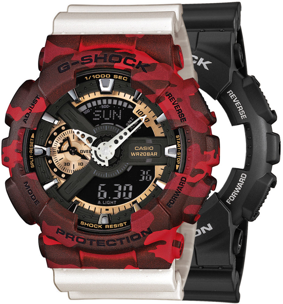 G-SHOCK SET GA-110RG-1AER + BEZEL 10530688 + PASEK 10395227