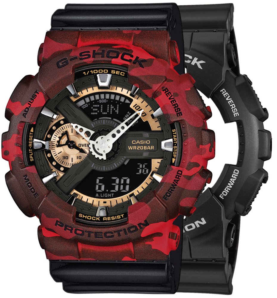 G-SHOCK SET GA-110RG-1AER + BEZEL 10530688 + PASEK 10536683