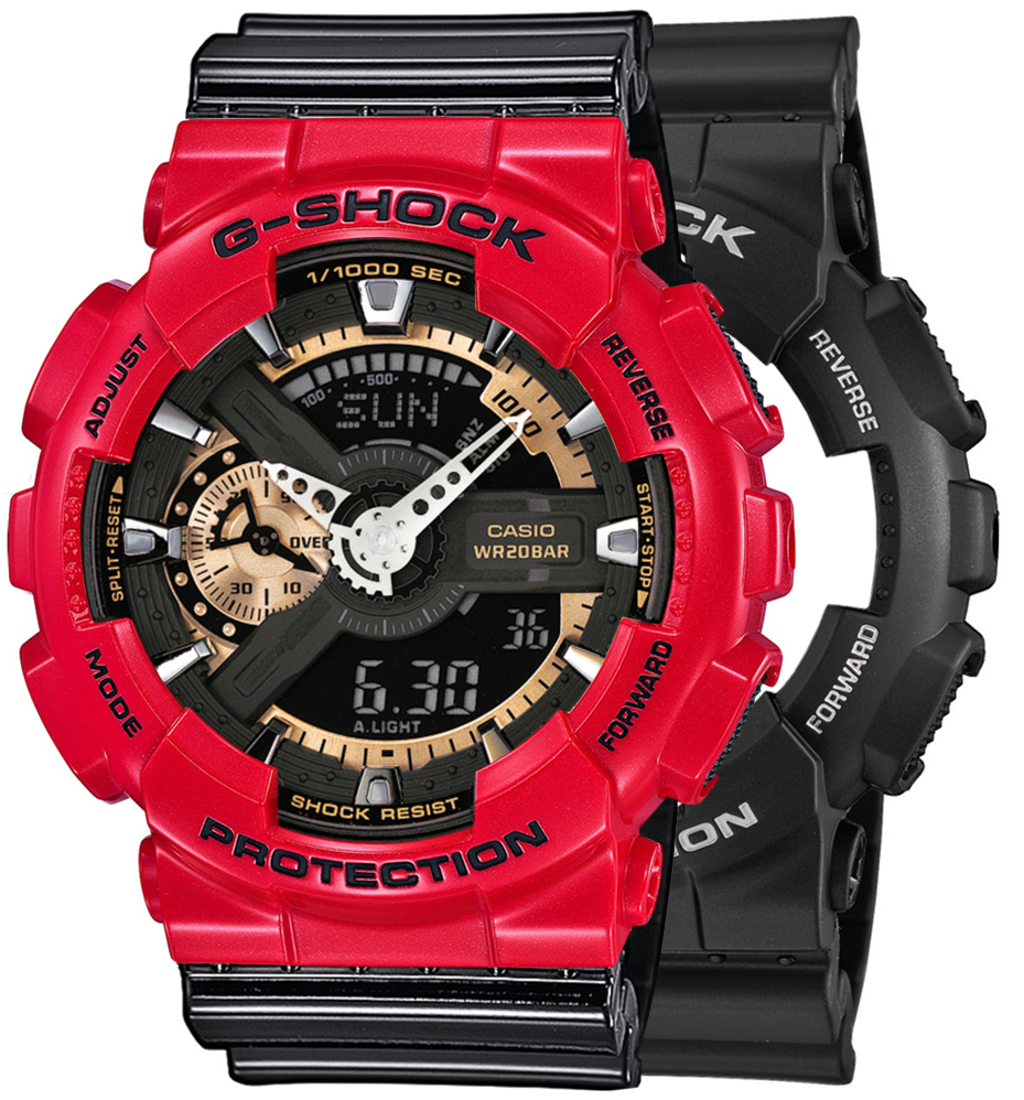 G-SHOCK SET GA-110RG-1AER + BEZEL 10557822 + PASEK 10378391