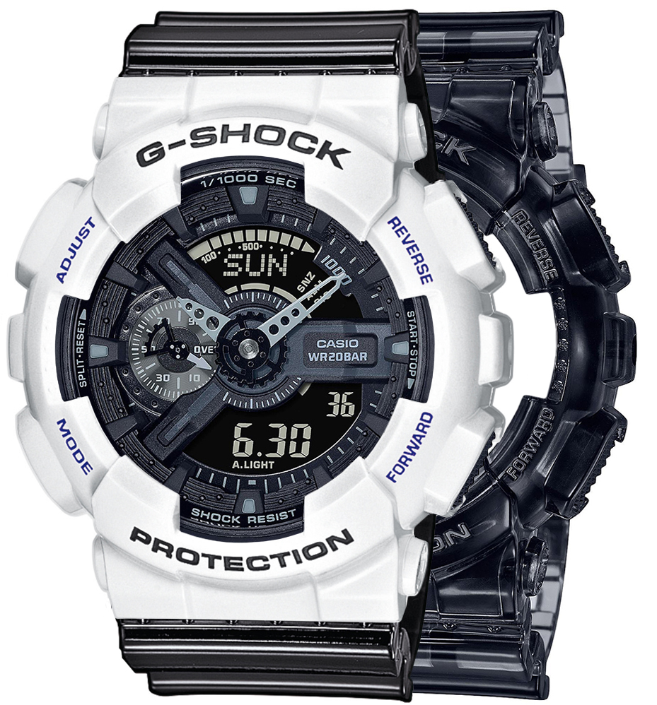G-SHOCK SET GA-110SKE-8AER + BEZEL 10347600 + PASEK 10378391