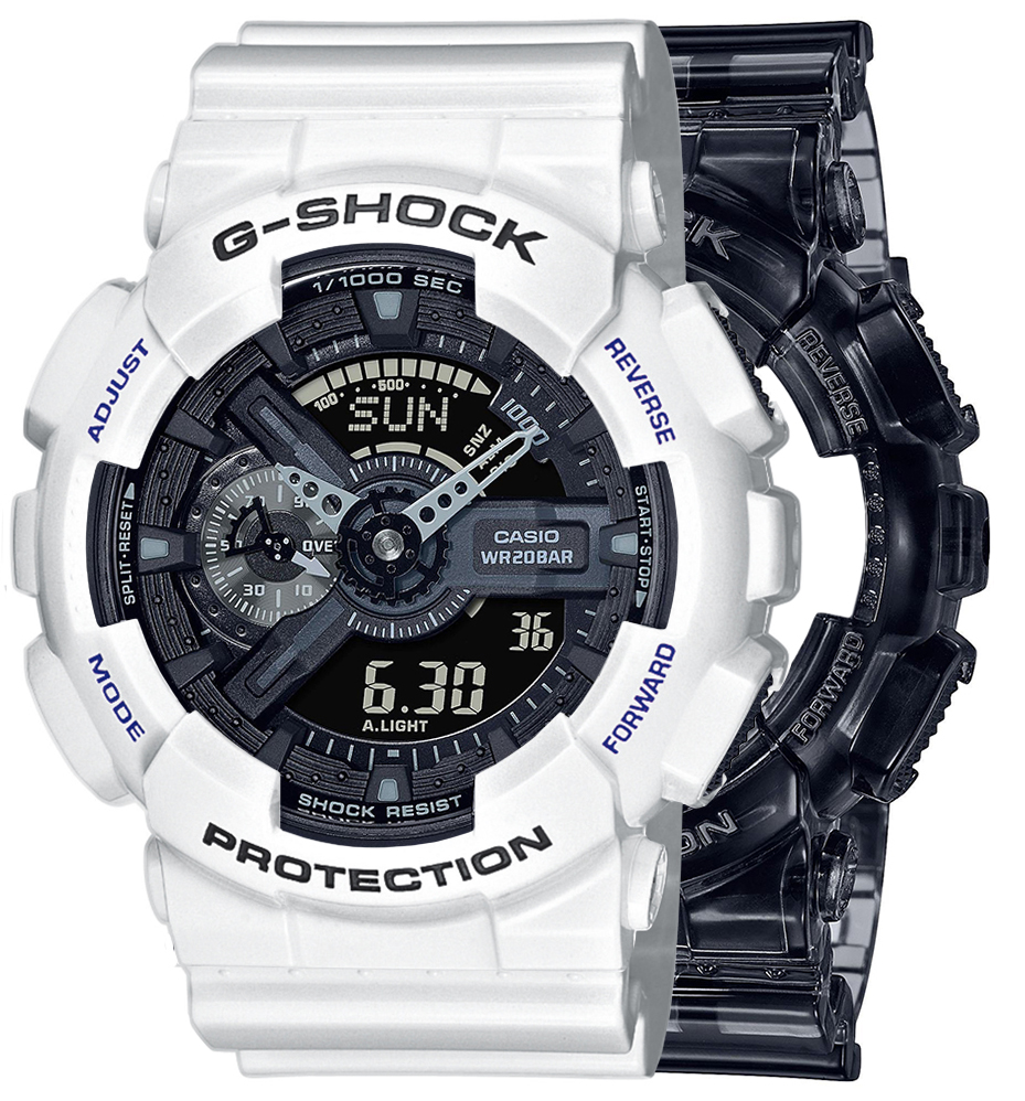 G-SHOCK SET GA-110SKE-8AER + BEZEL 10347600 + PASEK 10430571