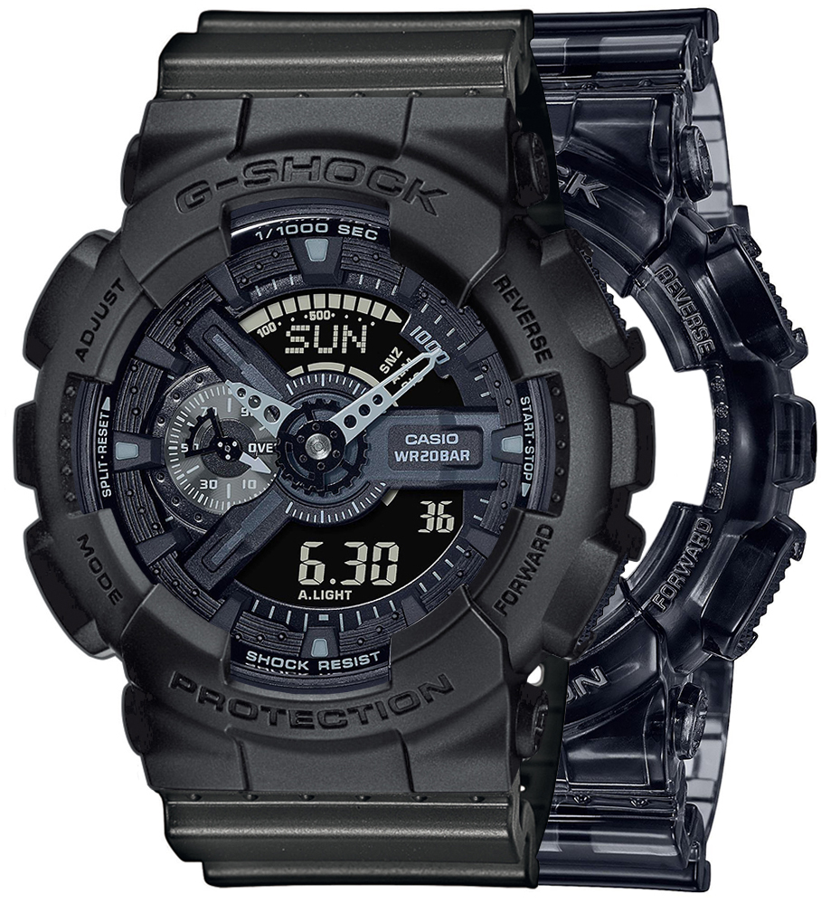 G-SHOCK SET GA-110SKE-8AER + BEZEL 10358741 + PASEK 10467764