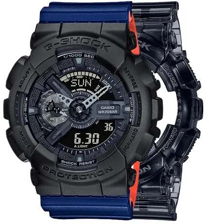 Casio SET GA-110SKE-8AER + BEZEL 10358741 + PASEK 10527467 - zdjęcie 1