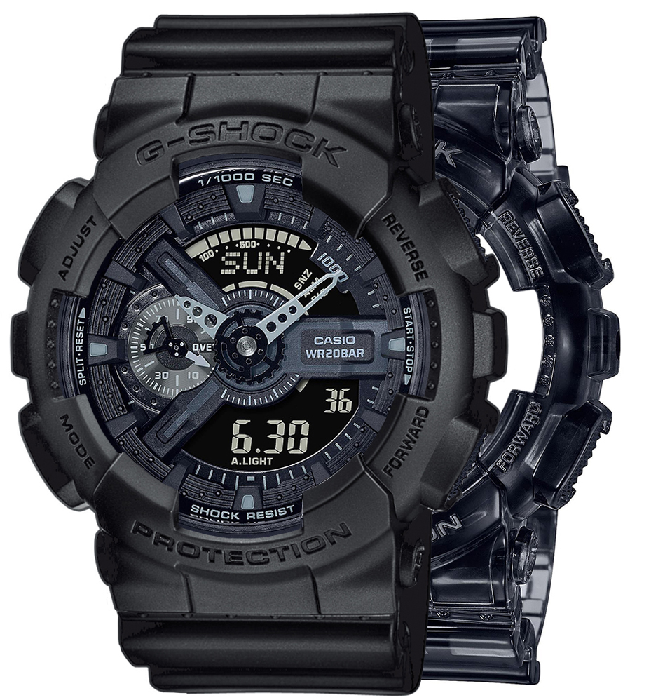 G-SHOCK SET GA-110SKE-8AER + BEZEL 10358741 + PASEK 10536683