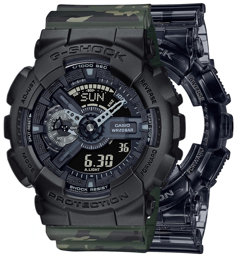 G-SHOCK SET GA-110SKE-8AER + BEZEL 10358741 + PASEK 10561429