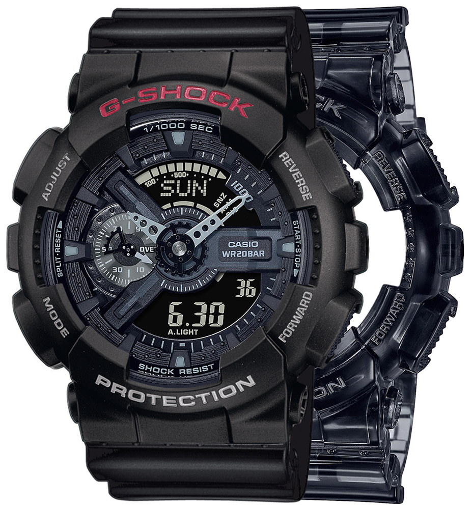 G-SHOCK SET GA-110SKE-8AER + BEZEL 10378531 + PASEK 10347688