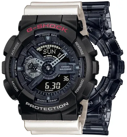 Casio SET GA-110SKE-8AER + BEZEL 10378531 + PASEK 10395227 - zdjęcie 1