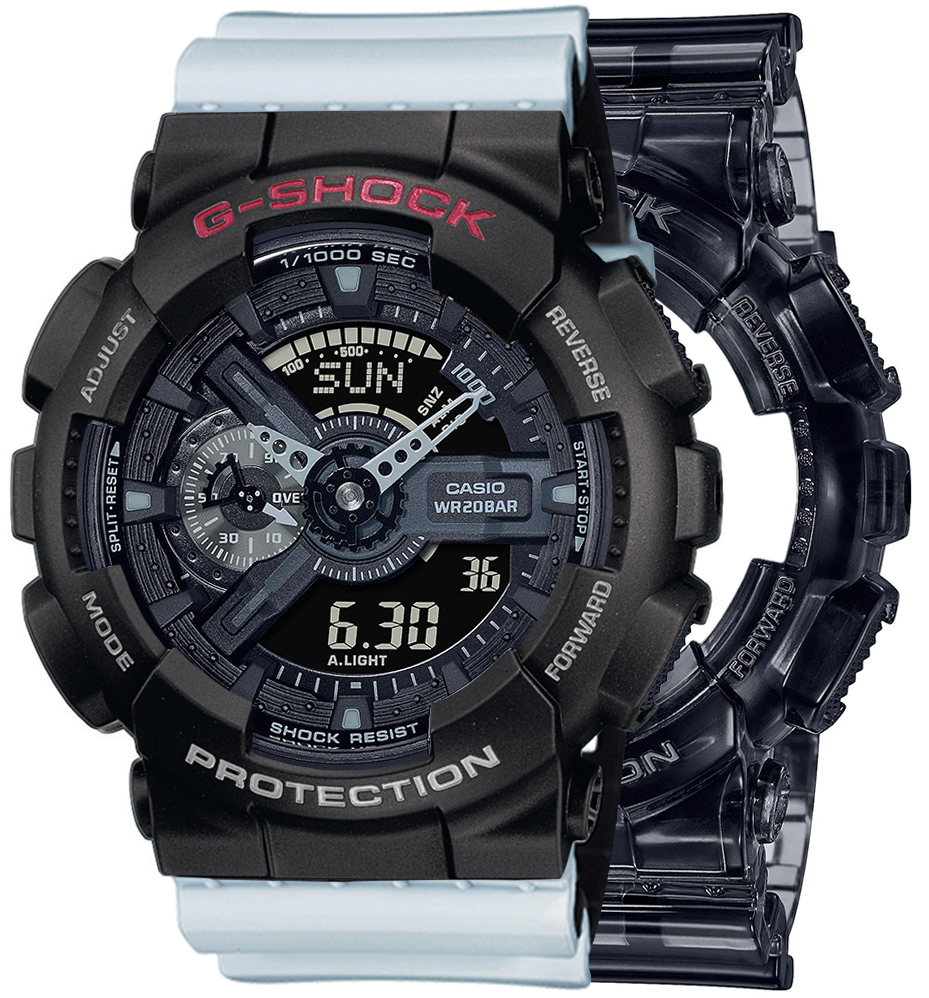 G-SHOCK SET GA-110SKE-8AER + BEZEL 10378531 + PASEK 10527469