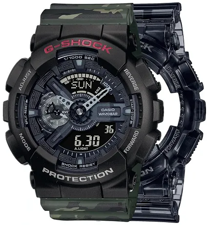 Casio SET GA-110SKE-8AER + BEZEL 10378531 + PASEK 10561429 - zdjęcie 1
