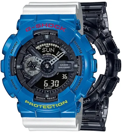 Casio SET GA-110SKE-8AER + BEZEL 10388974 + PASEK 10347710 - zdjęcie 1