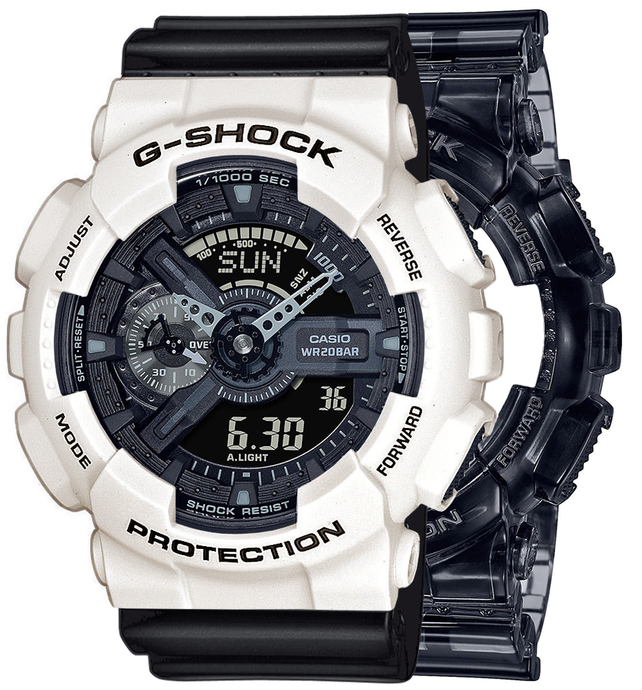 G-SHOCK SET GA-110SKE-8AER + BEZEL 10395292 + PASEK 10347688