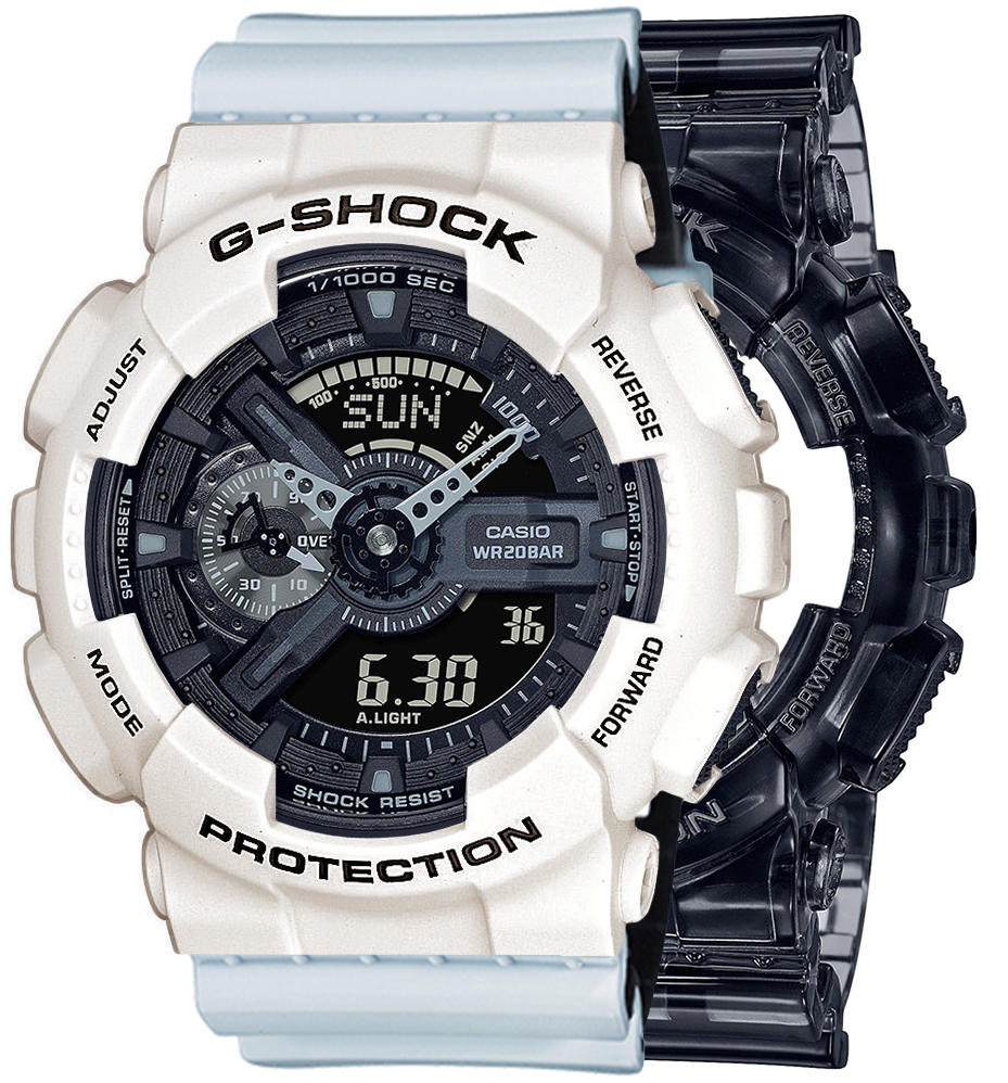 G-SHOCK SET GA-110SKE-8AER + BEZEL 10395292 + PASEK 10527469