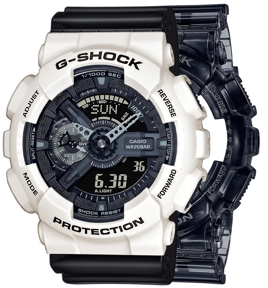 G-SHOCK SET GA-110SKE-8AER + BEZEL 10395292 + PASEK 10536683