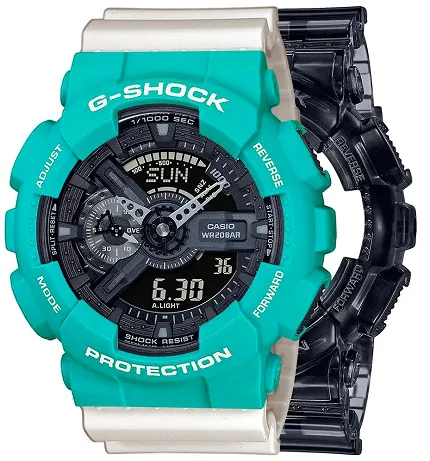 Casio SET GA-110SKE-8AER + BEZEL 10410475 + PASEK 10395227 - zdjęcie 1