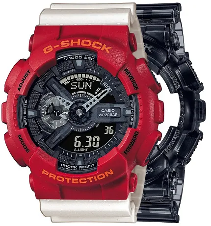 Casio SET GA-110SKE-8AER + BEZEL 10441433 + PASEK 10395227 - zdjęcie 1