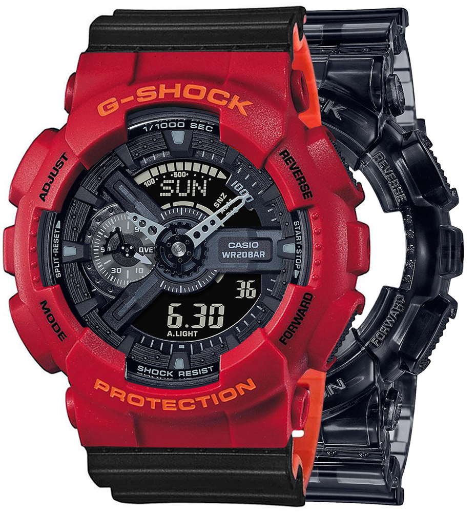 G-SHOCK SET GA-110SKE-8AER + BEZEL 10441433 + PASEK 10577142