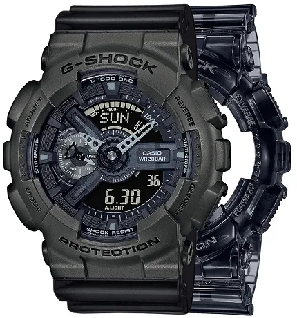 Casio SET GA-110SKE-8AER + BEZEL 10467795 + PASEK 10347688 - zdjęcie 1