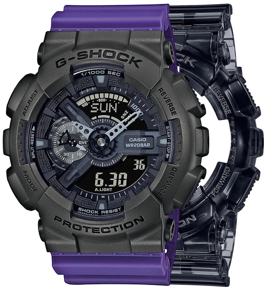 G-SHOCK SET GA-110SKE-8AER + BEZEL 10467795 + PASEK 10498156