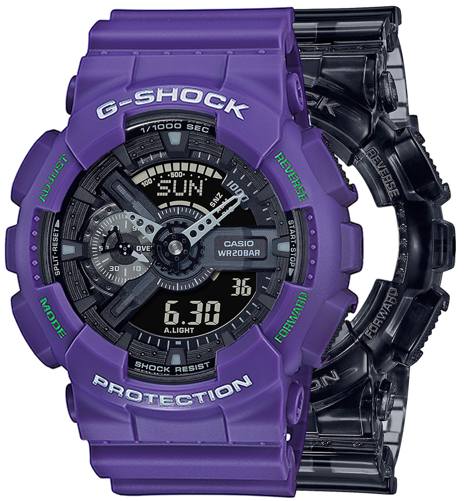 G-SHOCK SET GA-110SKE-8AER + BEZEL 10498250 + PASEK 10498156