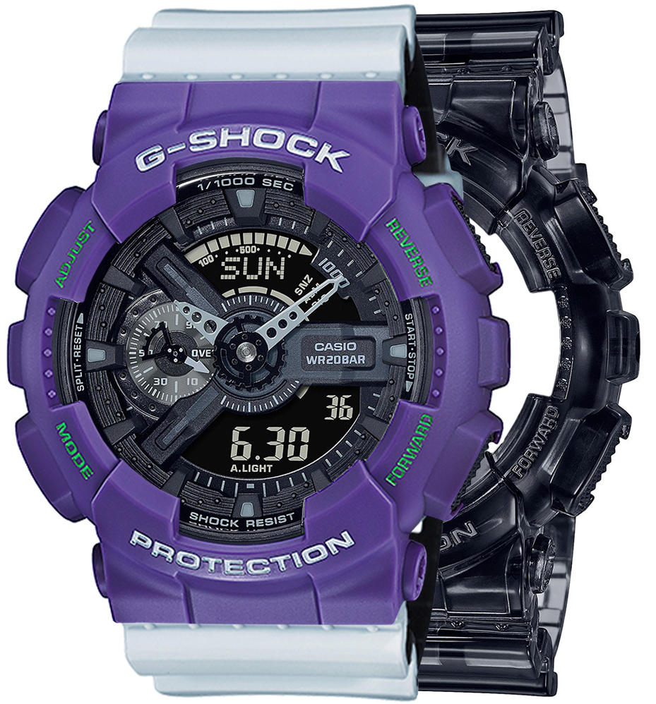 G-SHOCK SET GA-110SKE-8AER + BEZEL 10498250 + PASEK 10527469