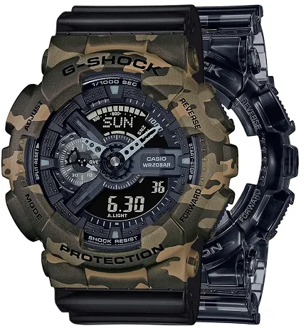 Casio SET GA-110SKE-8AER + BEZEL 10507070 + PASEK 10347688 - zdjęcie 1