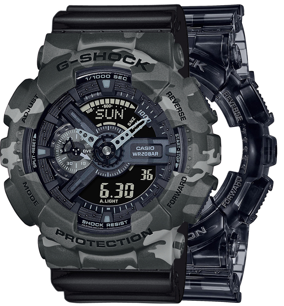 G-SHOCK SET GA-110SKE-8AER + BEZEL 10507071 + PASEK 10536683