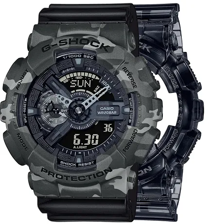 Casio SET GA-110SKE-8AER + BEZEL 10507071 + PASEK 10536683 - zdjęcie 1