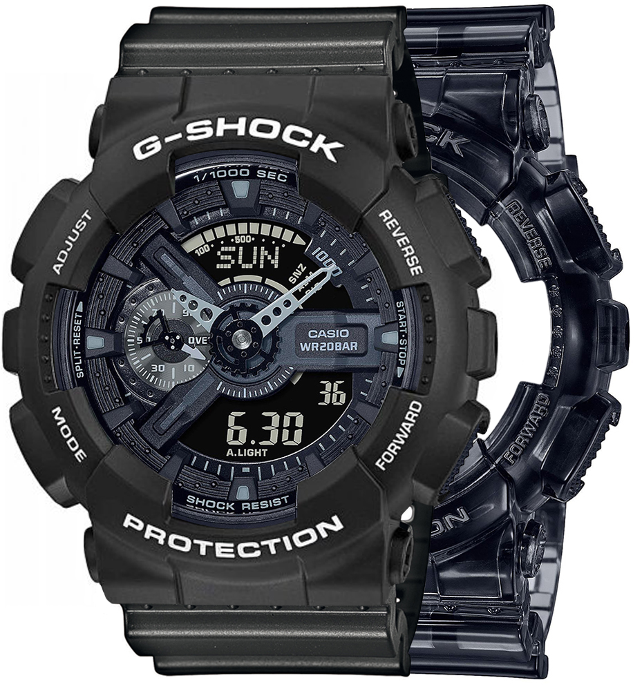 G-SHOCK SET GA-110SKE-8AER + BEZEL 10508136 + PASEK 10467764