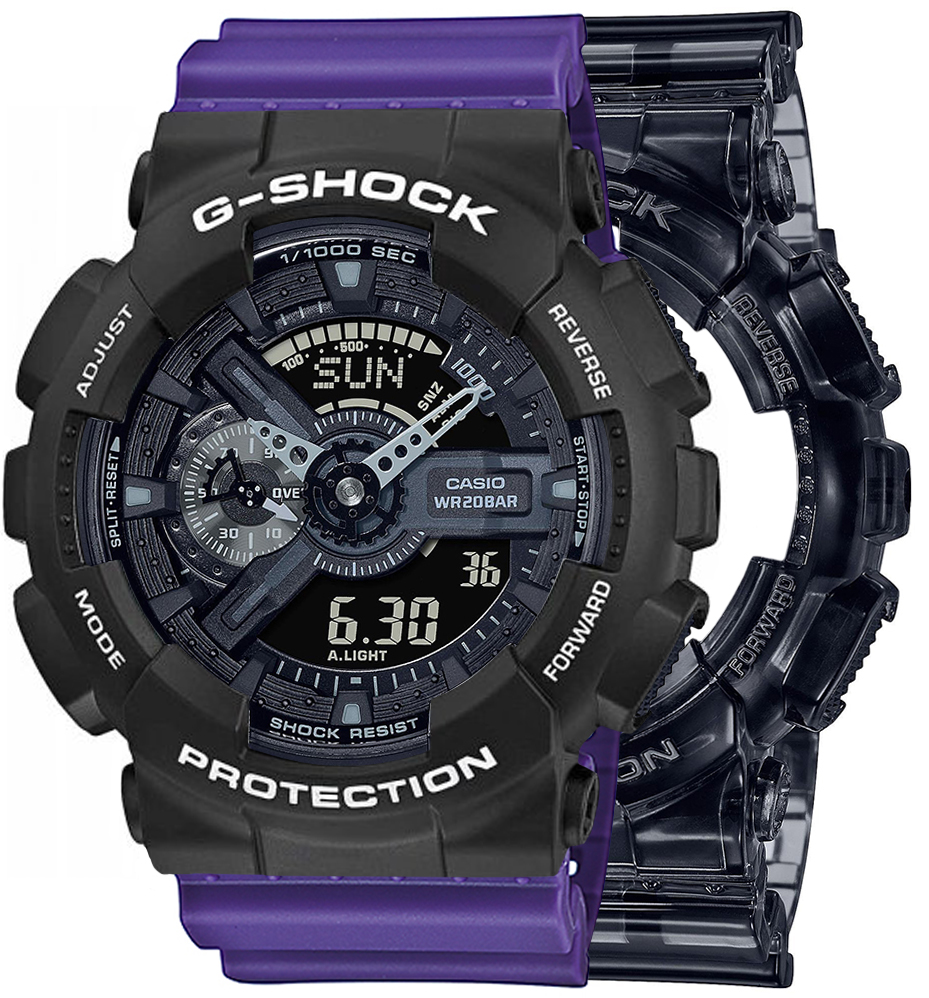 G-SHOCK SET GA-110SKE-8AER + BEZEL 10508136 + PASEK 10498156
