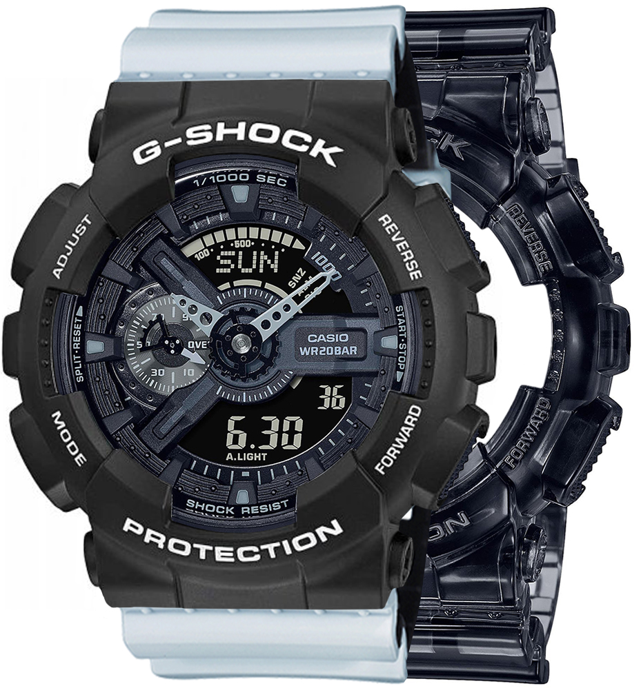 G-SHOCK SET GA-110SKE-8AER + BEZEL 10508136 + PASEK 10527469