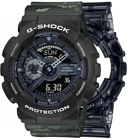 Casio SET GA-110SKE-8AER + BEZEL 10508136 + PASEK 10561429 - zdjęcie 1