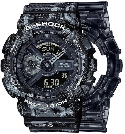 Casio SET GA-110SKE-8AER + BEZEL 10520052 + PASEK 10520049 - zdjęcie 1