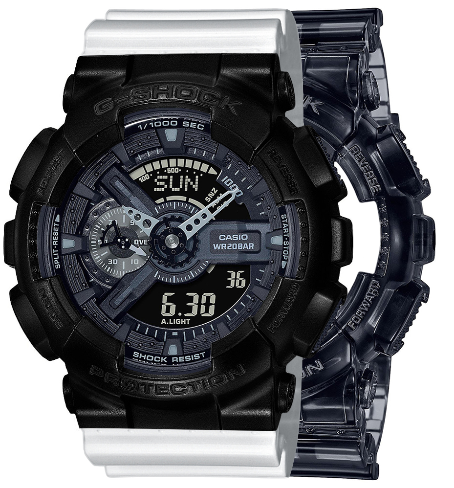 G-SHOCK SET GA-110SKE-8AER + BEZEL 10523429 + PASEK 10347710