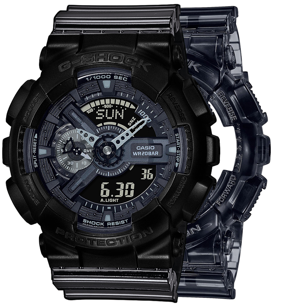 G-SHOCK SET GA-110SKE-8AER + BEZEL 10523429 + PASEK 10378391