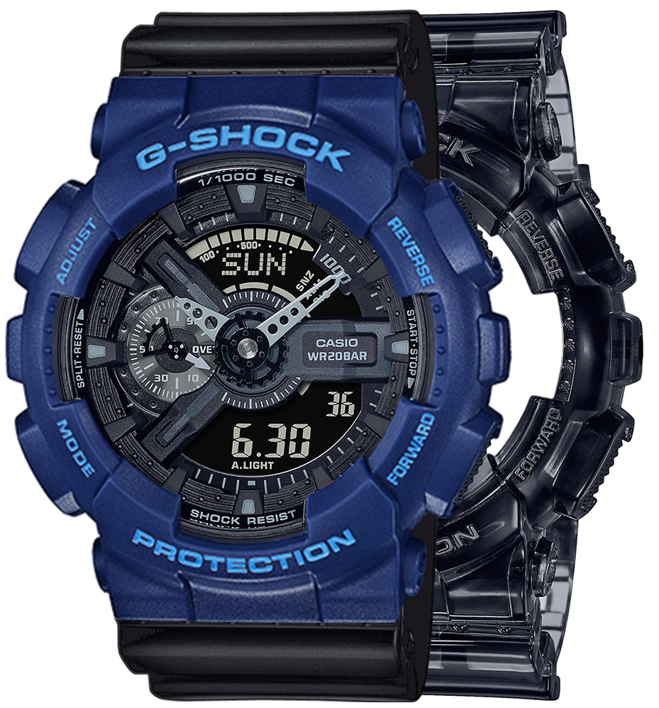 G-SHOCK SET GA-110SKE-8AER + BEZEL 10527398 + PASEK 10347688