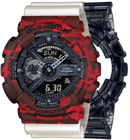 Casio SET GA-110SKE-8AER + BEZEL 10530688 + PASEK 10395227 - zdjęcie 1