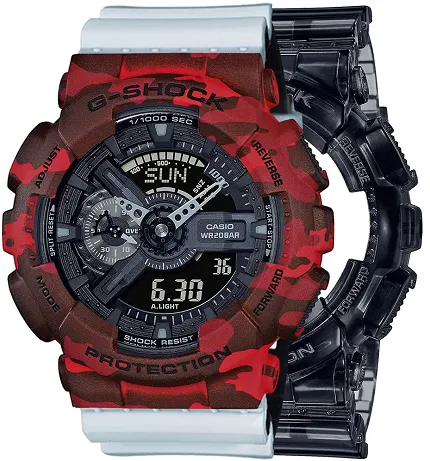 Casio SET GA-110SKE-8AER + BEZEL 10530688 + PASEK 10527469 - zdjęcie 1