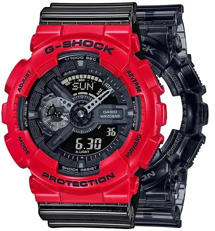 Casio SET GA-110SKE-8AER + BEZEL 10557822 + PASEK 10378391 - zdjęcie 1