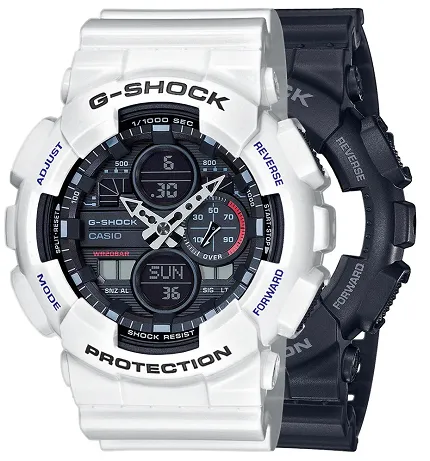 Casio SET GA-140-1A1ER + BEZEL 10347600 + PASEK 10347710 - zdjęcie 1