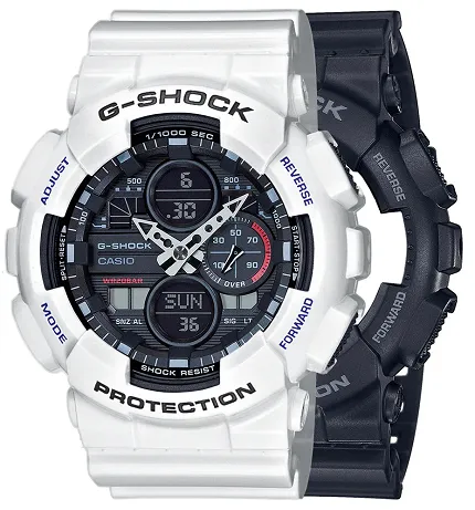Casio SET GA-140-1A1ER + BEZEL 10347600 + PASEK 10430571 - zdjęcie 1