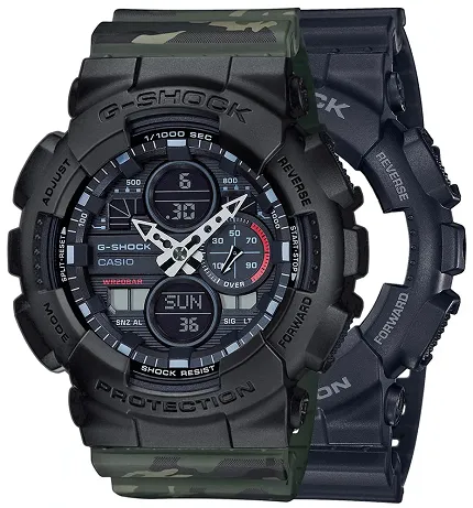 Casio SET GA-140-1A1ER + BEZEL 10358741 + PASEK 10561429 - zdjęcie 1