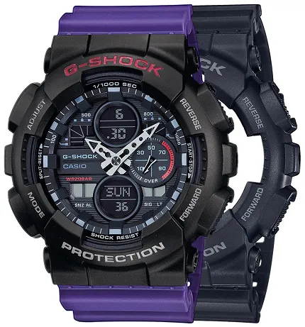 Casio SET GA-140-1A1ER + BEZEL 10378531 + PASEK 10498156 - zdjęcie 1