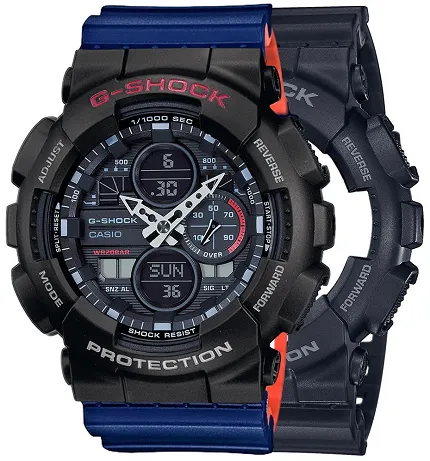 Casio SET GA-140-1A1ER + BEZEL 10378531 + PASEK 10527467 - zdjęcie 1
