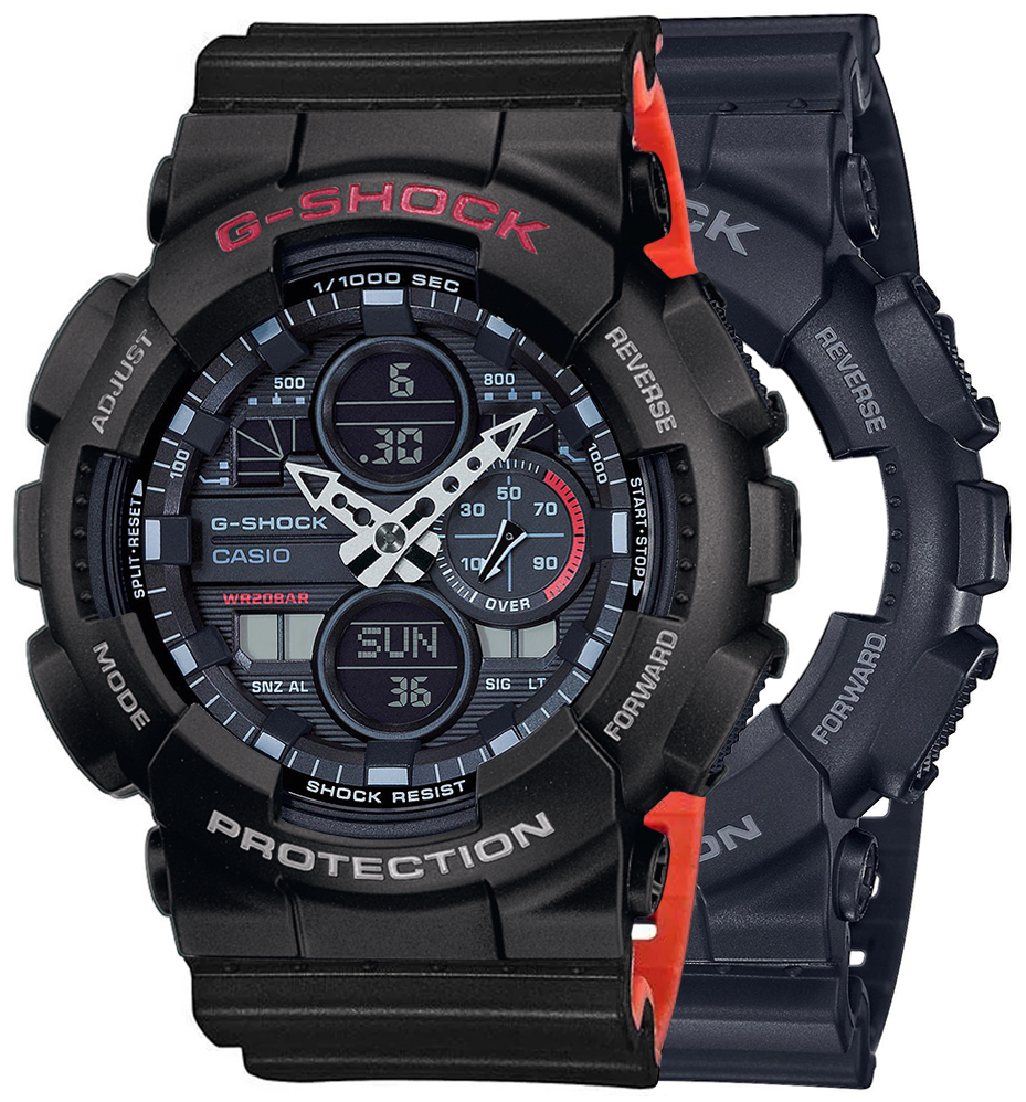 Casio SET GA-140-1A1ER + BEZEL 10378531 + PASEK 10577142 - miniatura 1